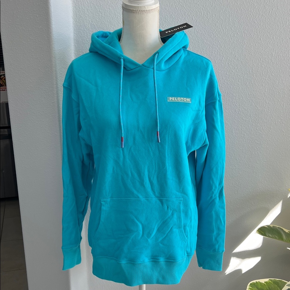 Peloton Teal “Make Your Mark” Pullover Hoodie